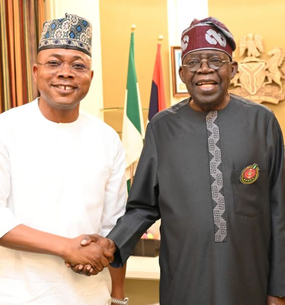 Kogi Gov Ahmed Ododo and President Bola Ahmed Tinubu